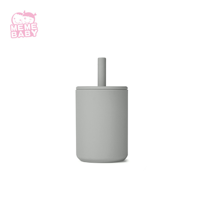 Infant Training Silicone Sippy Cup BPA Free Custom Toddler Straw Cup