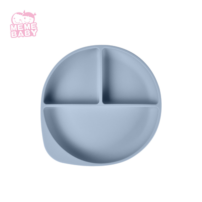 Divided Eating Silicone Dinner Plate BPA Free Custom Baby Feeding Essentials