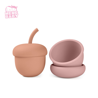 ODM Silicone Training Sippy Cup For Baby Kids Drinking Microwave safe