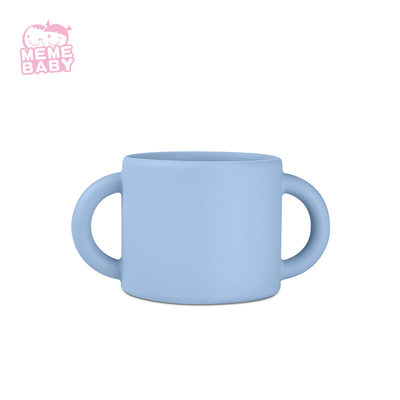 Baby Training Silicone Sippy Cup Independent Drinking Milk Infants Supplies With Handles