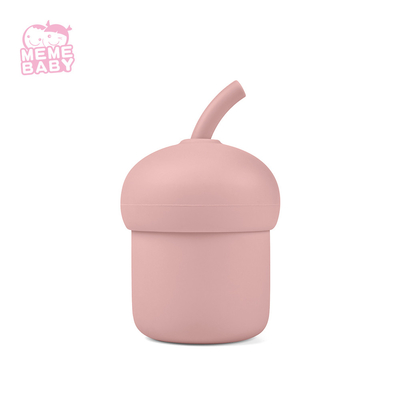 Food Grade Leakproof Silicone Baby Cup Children Drinking Water Training Cup