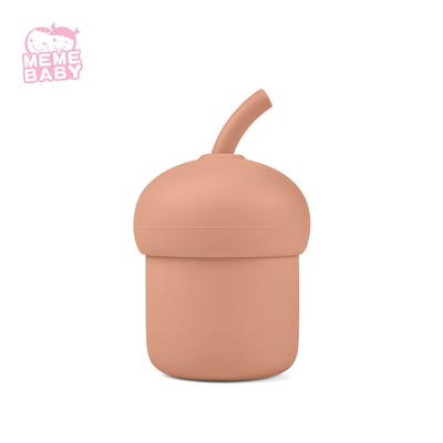Food Grade Leakproof Silicone Baby Cup Children Drinking Water Training Cup