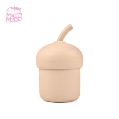 Food Grade Leakproof Silicone Baby Cup Children Drinking Water Training Cup
