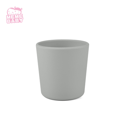 Collapsible Silicone Baby Cup Set School Kids Adult Space Silk Debossed Logo