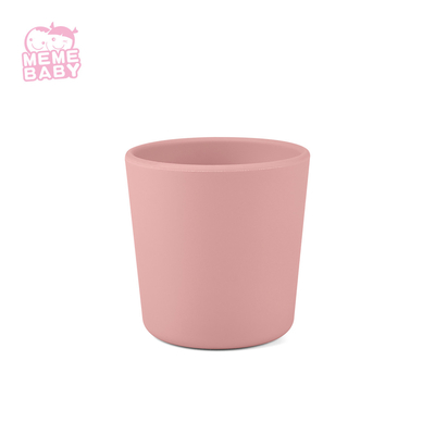 Collapsible Silicone Baby Cup Set School Kids Adult Space Silk Debossed Logo