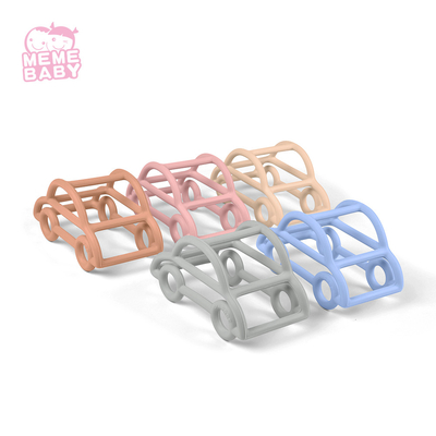 Sensory Molar Car Shape Silicone Baby Teether Kids Teething Toys Christmas Gift Set