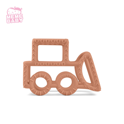 Pink Soft Silicone Teether BPA Free Chewable Teething Toy Baby Teethers