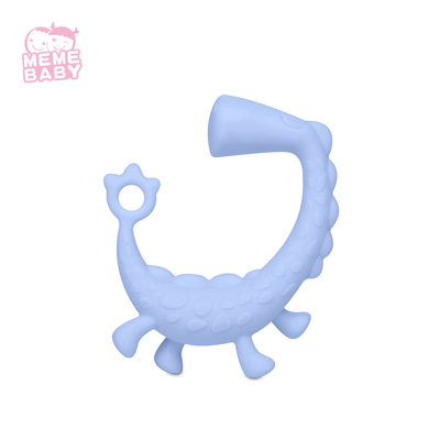 Bpa Free Funny Dinosaur Chew Silicone Baby Teether For Toddler