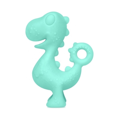 Dinosaur Soft Silicone Teether Multiple Colors Easy To Grasp
