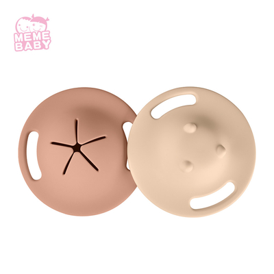 Spaceship Shape Silicone Snack Cup With Lid OEM Welcome Unbreakable Non Toxic