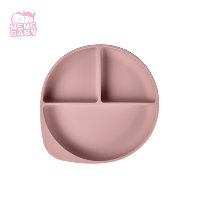 Silicone Suction Plate Strong Suction Non Slip Microwave Safe 230℃