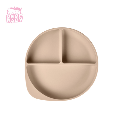 Silicone Suction Plate Strong Suction Non Slip Microwave Safe 230℃
