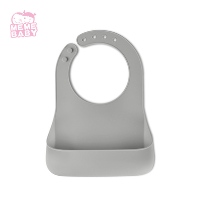 Comfortable Soft Silicone Weaning Bibs Easy To Clean Customized