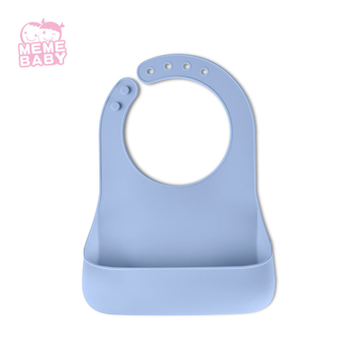 Comfortable Soft Silicone Weaning Bibs Easy To Clean Customized