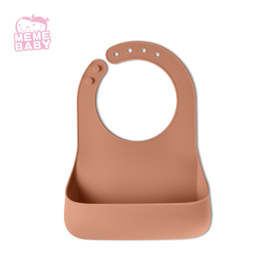 Comfortable Soft Silicone Weaning Bibs Easy To Clean Customized