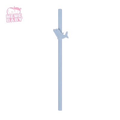 Animal Clip Silicone Reusable Straw Set Drinking With Tip