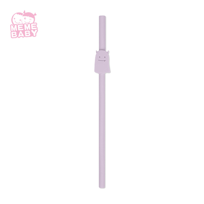 Flexible Food Grade Silicone Soft Reusable Straws For Kids