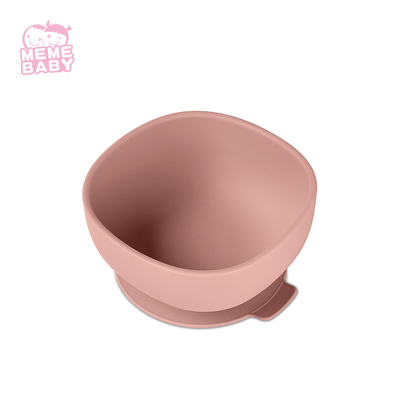 Unbreakable Toddler Silicone Weaning Bowl , Suction Feeding Bowl Durable