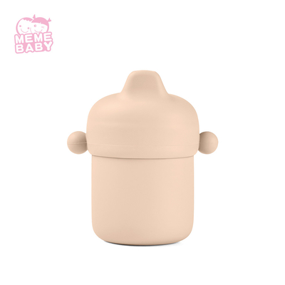 Infant Training Non Slip Portable Silicone Cup 6oz With Lid