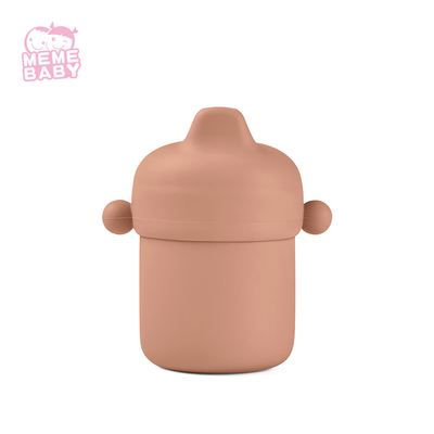 FDA Certified Silicone Sippy Cup Baby Newborn Kid Mug With Removable Lid