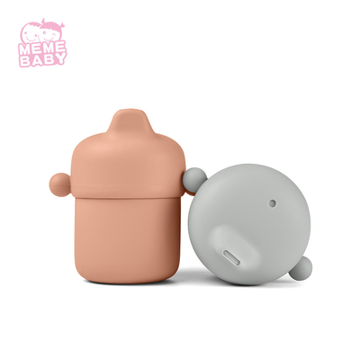 180ml Silicone Baby Cup Non Spill Feeding Cup Easy To Clean