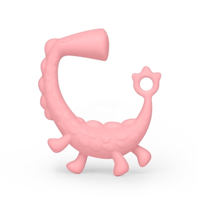 BPA Free Germany Wacker Soft Silicone Teether Wearable For Infant