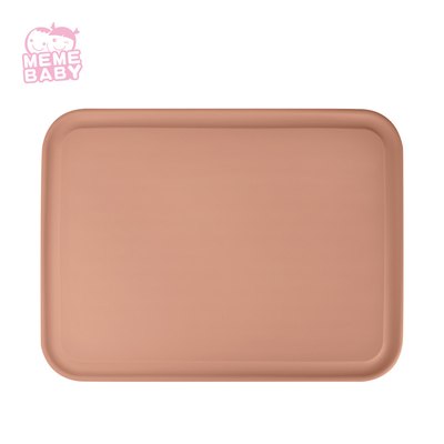 SGS Food Grade Silicone Non Slip Rubber Placemats Large Size For Baby