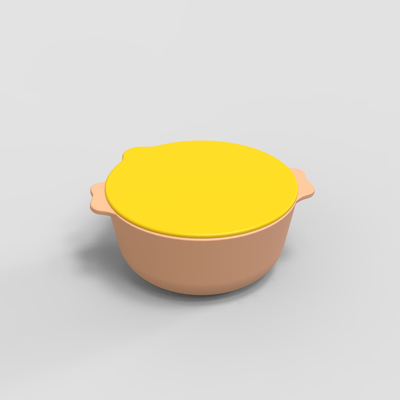 Multicolor Warm Keeping Silicone Soup Bowl For Baby Weaning
