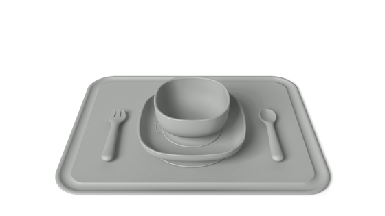 7 Piece Silicone Suction Plate Set
