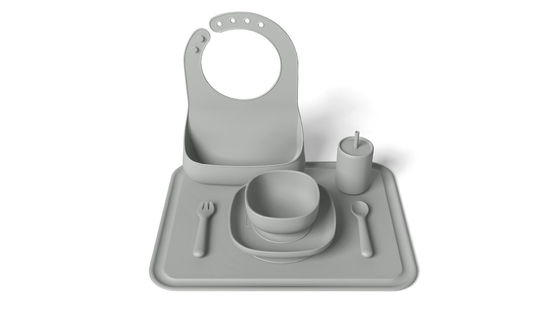 7 Piece Silicone Suction Plate Set