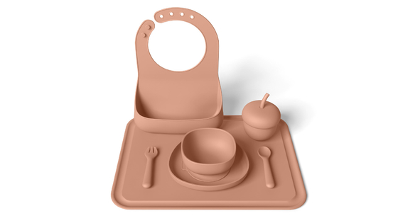 7 Piece Silicone Suction Plate Set