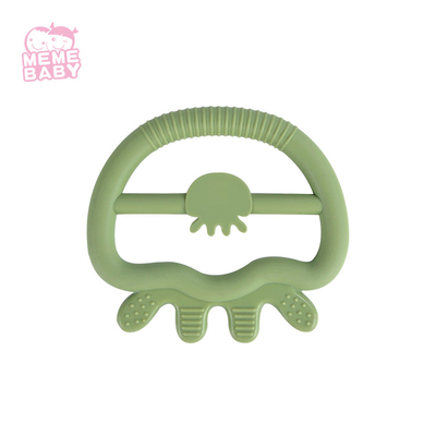 Cute Jellyfish Animal Baby Soft Silicone Teether For Infant Trainning