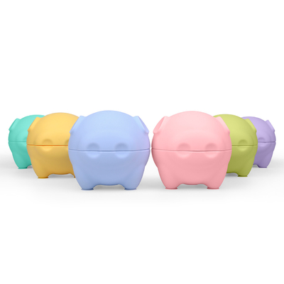 Silicone Suction Bowl Baby Weaning Premium Quality BPA Free Spill Proof Pig Kid