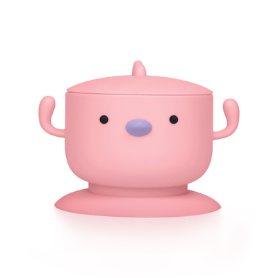 Chicken Shape Silicone Weaning Bowl BPA Free 230 Degree Temperature Resistance