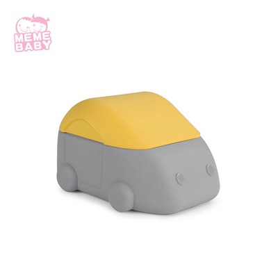 Silicone Bowl Baby Weaning Microwave Safe Cute Car Dust Proof Lid