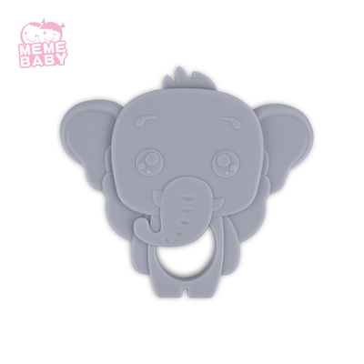 Food Grade Reusable Elephant Teether Toy For Toddler Kid