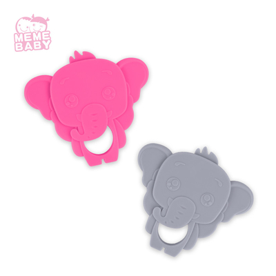 Food Grade Reusable Elephant Teether Toy For Toddler Kid