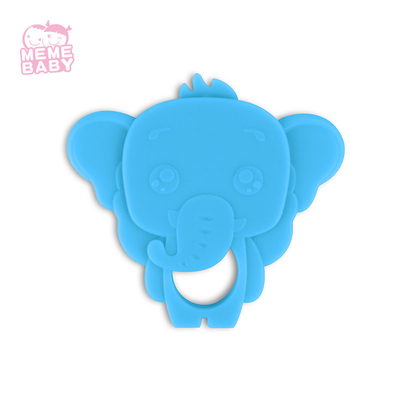 Food Grade Reusable Elephant Teether Toy For Toddler Kid