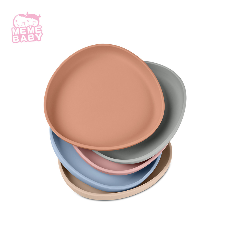 BSCI Baby Silicone Dinner Plate Eco Friendly Silicone Childrens Plates
