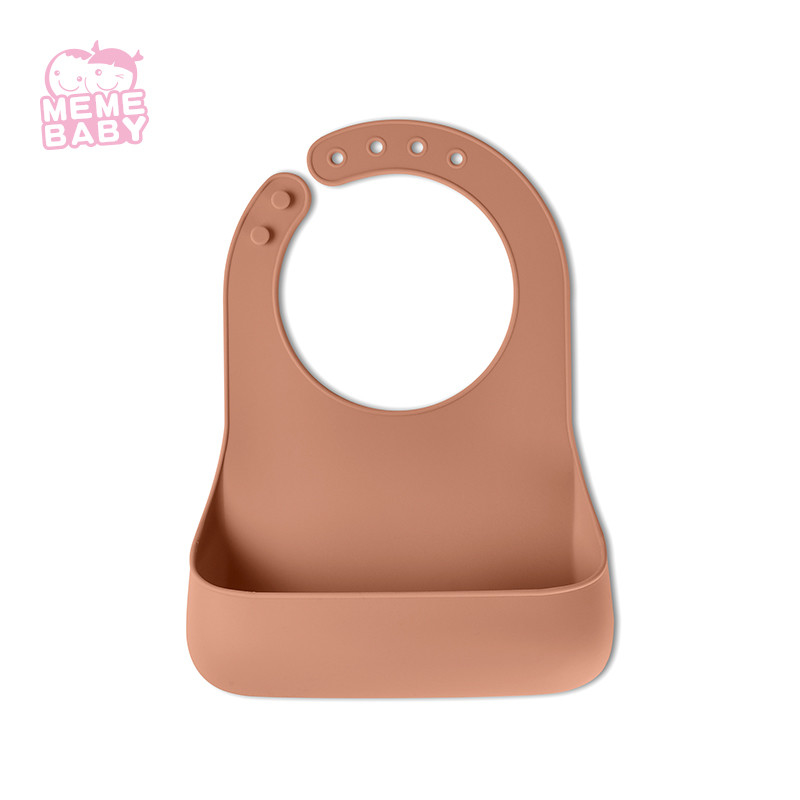 Comfortable Soft Silicone Weaning Bibs Easy To Clean Customized