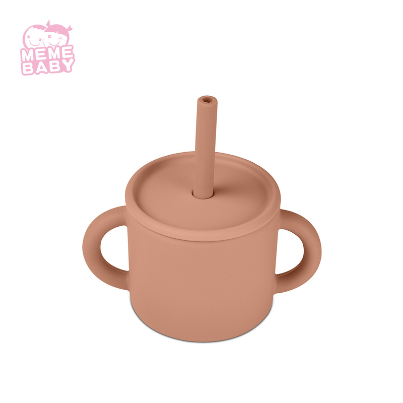 OEM Welcome Reusable Silicone Cup Large Capacity 220ML Durable With Handles