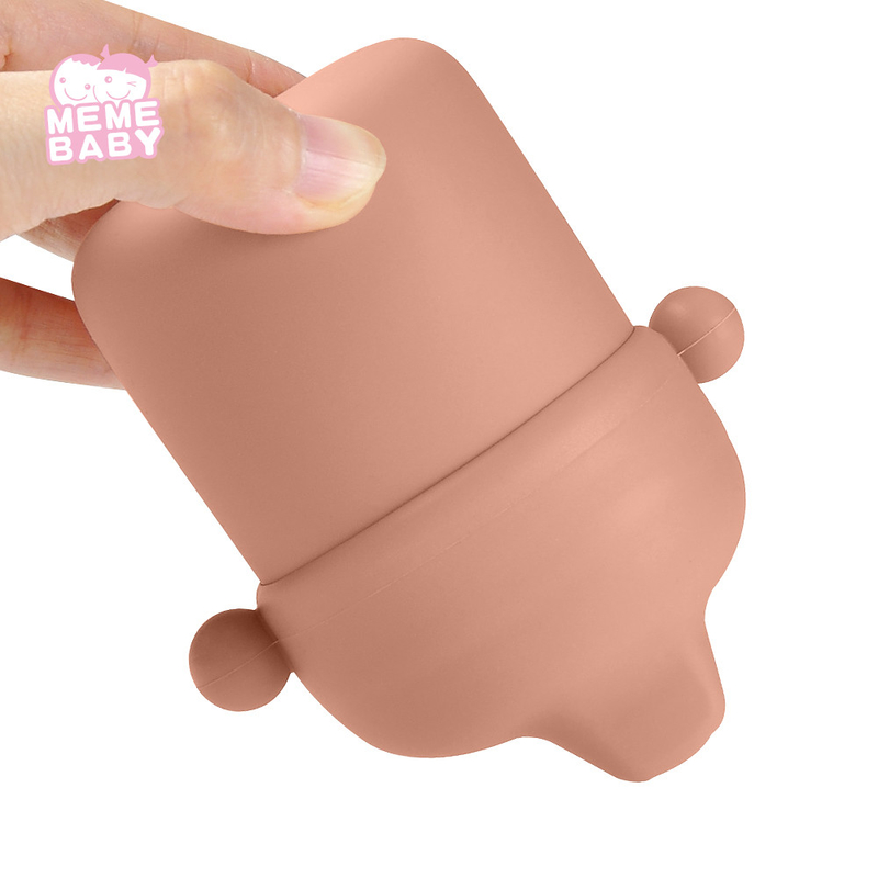 6oz BPA Free Leak Proof Silicone Baby Cup 6oz With Mouthpiece