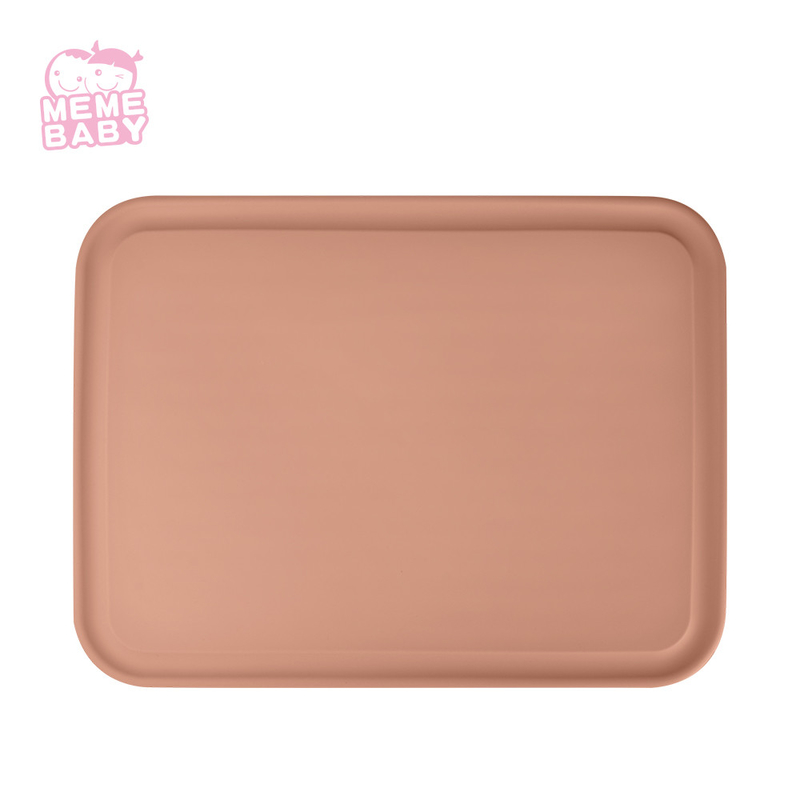 SGS Food Grade Silicone Non Slip Rubber Placemats Large Size For Baby