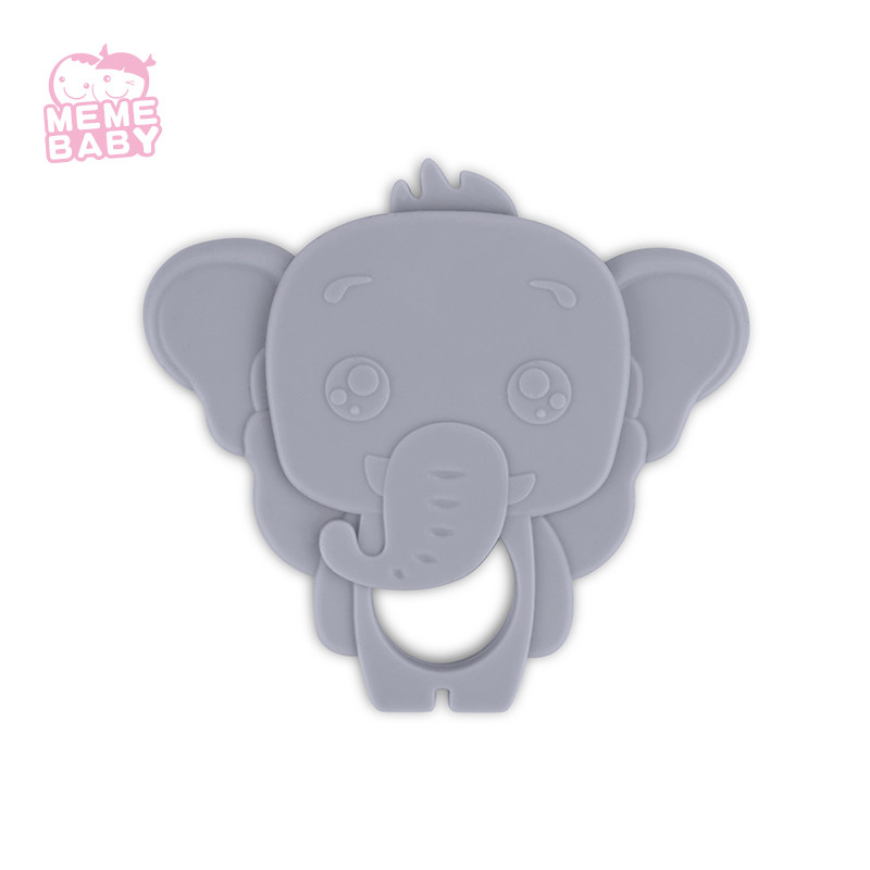 Food Grade Reusable Elephant Teether Toy For Toddler Kid